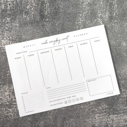 CrafTangles A4 Weekly Planner - The Minimalist