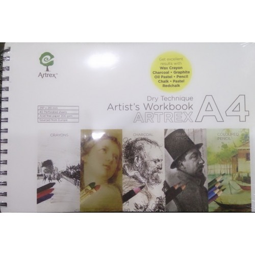 Artrex Artists Workbook A4 Size (200 GSM Drawing Book)