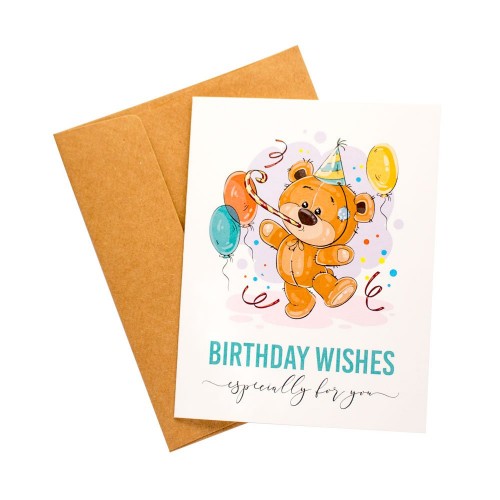 Birthday wishes party printed Greeting Card