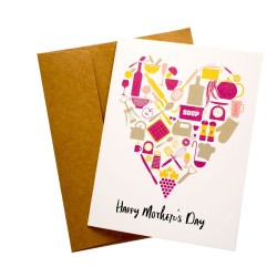 Mothers Day tools printed Greeting Card