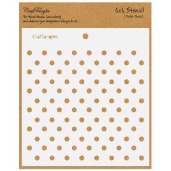 CrafTangles 6"x6" Stencil - Polka Dots