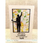 CrafTangles 6x6 Stencil - Musical Notes