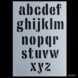 A4 Stencil - Alphabet