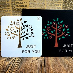 Stencil - Just For You (5 by 5 inch)