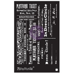 Prima Marketing Finnabair Stencil 6"X9" - Theater Night