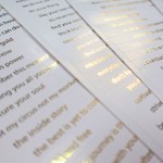 CrafTangles Precut Gold and Silver Journal Stickers - Foiled ChitChat Sentiments 4