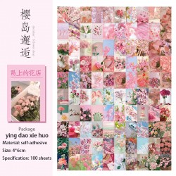 4by6 cm Journal Ephemera Pack (100 pcs) - Pinks