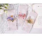 Clear Flowers Stickers (40 pcs) - Pink
