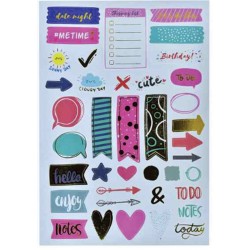 Sticker Monthly & Weekly Planner Stickers (YCLD-2)
