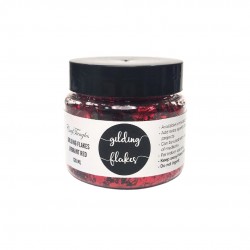CrafTangles Gilding Flakes (120 ml) - Vibrant Red