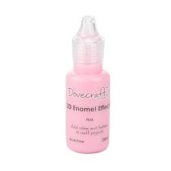 Dovecraft 3D Enamel Effects Glue - Pink
