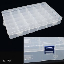 Plastic box with 36 compartments