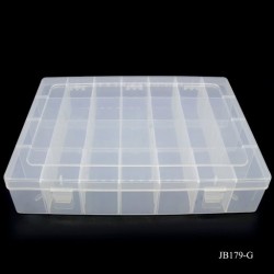 Plastic box with 28 compartments