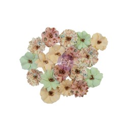 Prima Marketing Mulberry Paper Flowers - Cozy Evening/Hello Pink Autumn