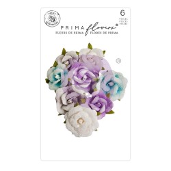 Prima Marketing Mulberry Paper Flowers - Sweet Surrender/Aquarelle Dreams