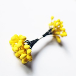 Large Wired Pollens - Yellow