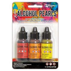 Tim Holtz Alcohol Ink Pearls Kits 3/Pkg by Ranger - Kit 1