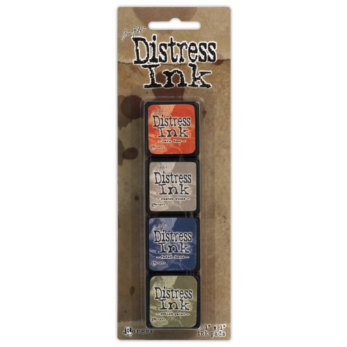 Tim Holtz Mini Distress Ink Pad Kit # 5 (Set of 4)