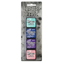 Tim Holtz Mini Distress Ink Pad Kit # 17 (Set of 4)