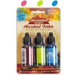Tim Holtz Earth Tones Alcohol Inks - Dockside Picnic (Pack of 3)