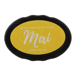 Mudra Dye Ink pads Mai - Lemon Yellow