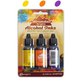 Tim Holtz Earth Tones Alcohol Inks - Summit View (Pack of 3)