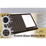 Tim Holtz Travel Glass Media Mat 10.25X15.5