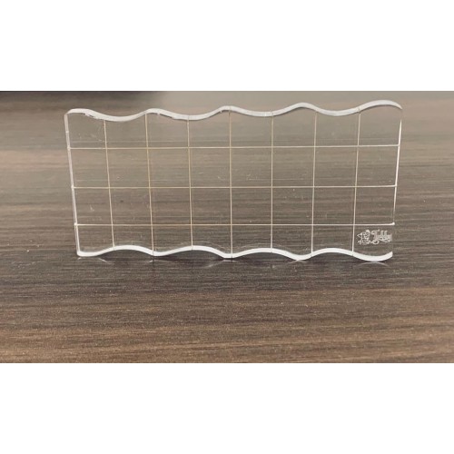 Tubby Craft Clear Acrylic Block - 2 by 4 inches